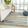 Fragment Rhine Hand Tufted Blue & Beige Rug 5