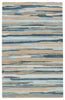 Fragment Rhine Hand Tufted Blue & Beige Rug 1