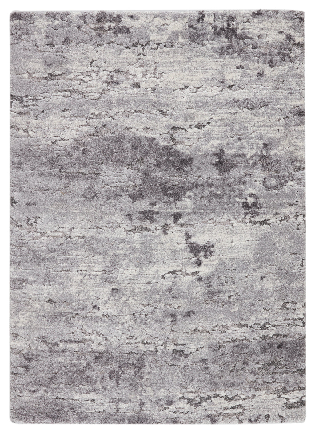 Coen Abstract Rug in Gray & Ivory