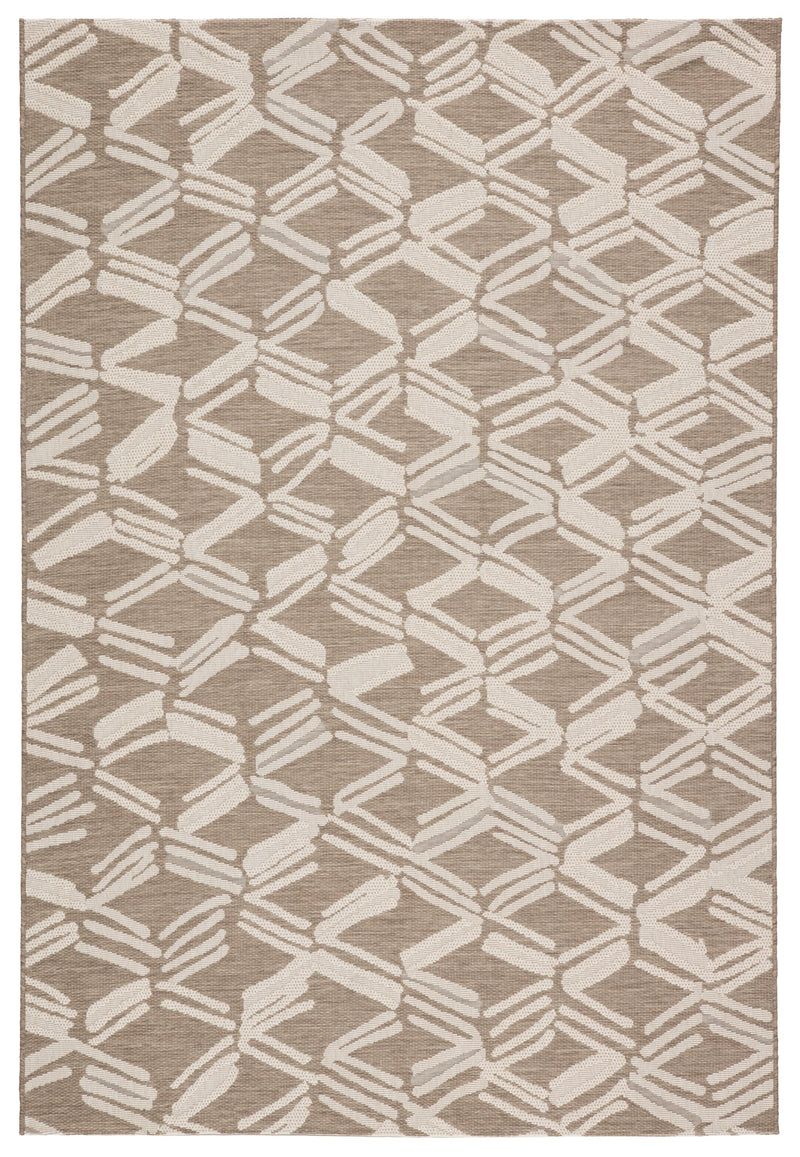 Fresno Caelum Indoor/Outdoor Beige & Cream Rug 1