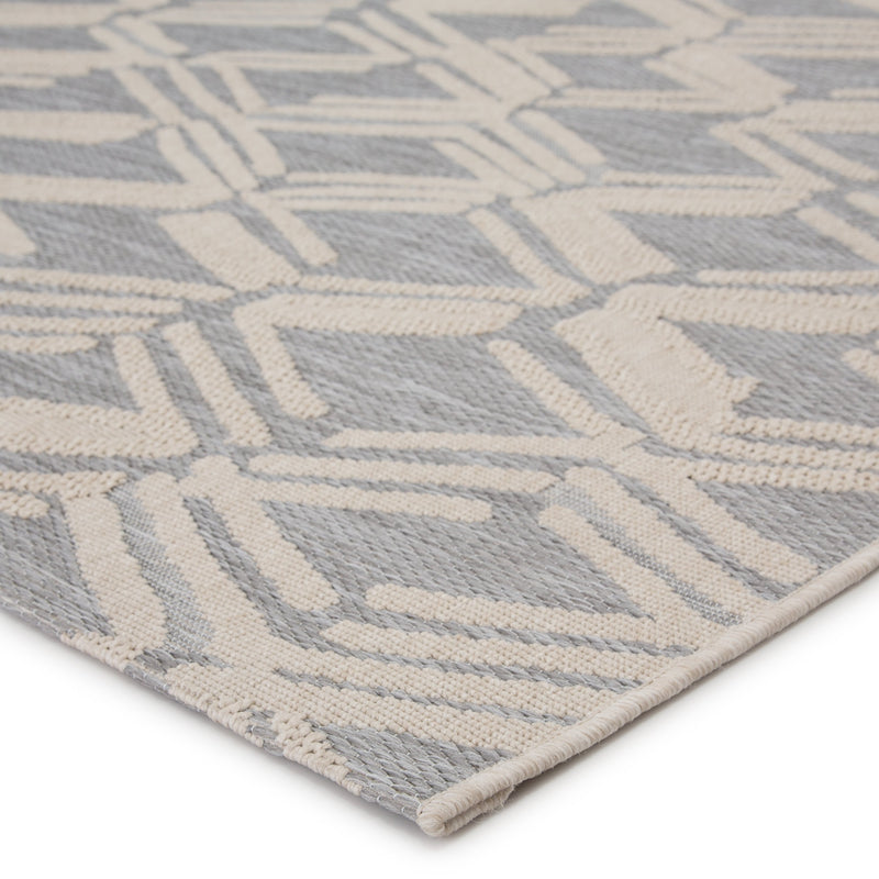 Caelum Indoor/Outdoor Trellis Light Gray & Cream Rug