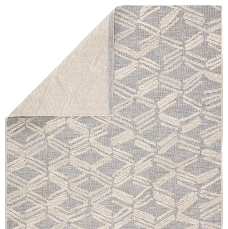 Caelum Indoor/Outdoor Trellis Light Gray & Cream Rug