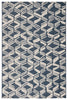 Caelum Indoor/Outdoor Trellis Navy & Cream Rug