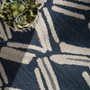 Caelum Indoor/Outdoor Trellis Navy & Cream Rug