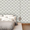 Feather Flock Removable Wallpaper in Chalk