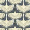 Feather Flock Removable Wallpaper in Denim Blue