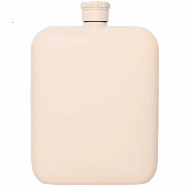 Cream 6oz Flask w/ Canvas Carrier design by Izola