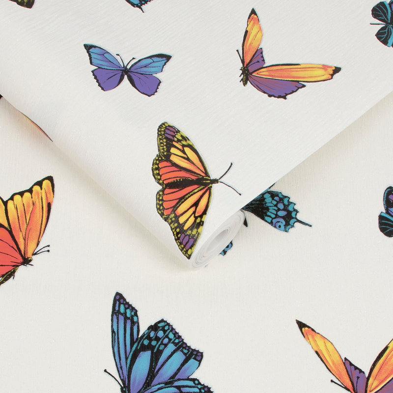 Flutterby Wallpaper in Multi from the Capsule Collection by Graham & Brown