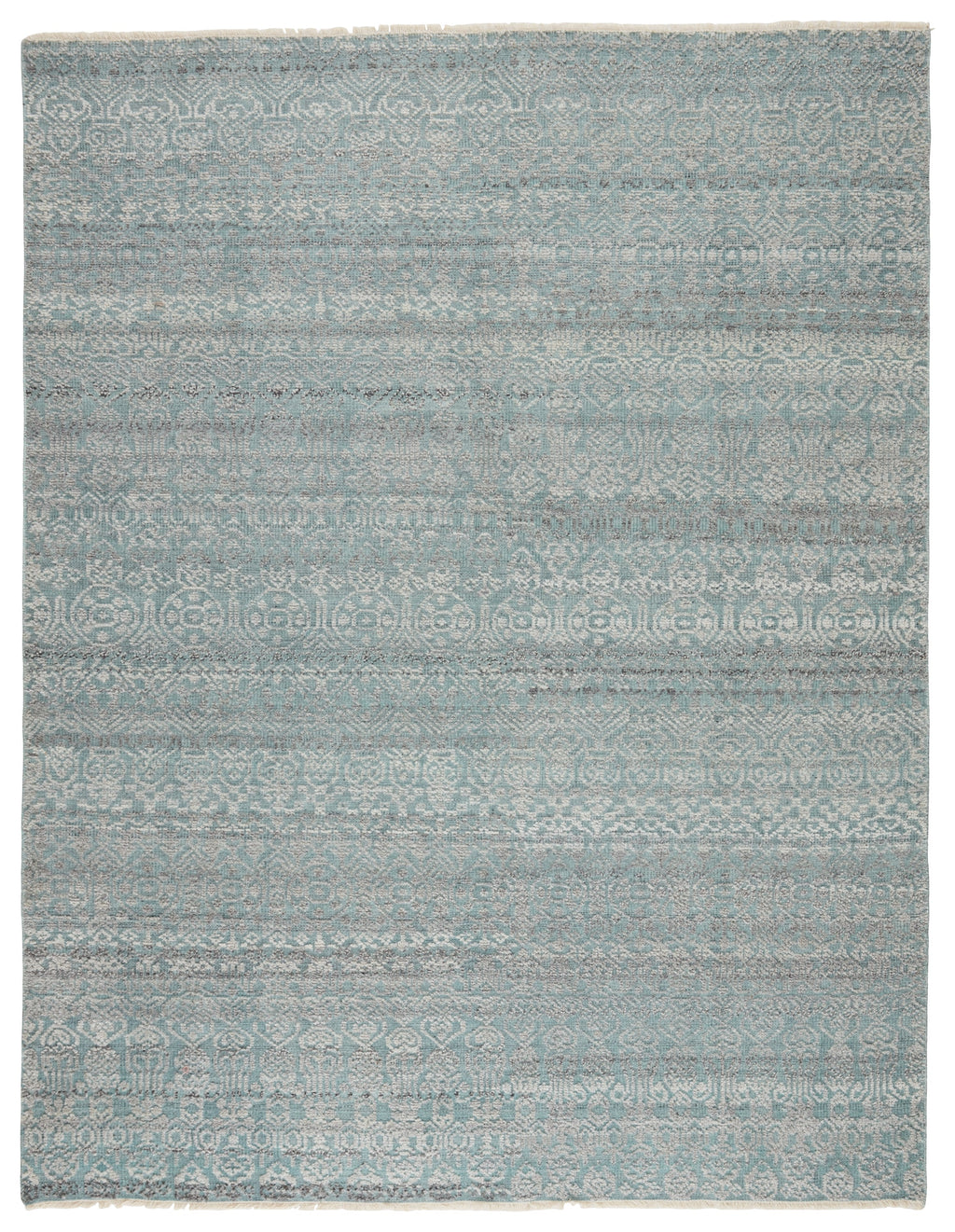 Kora Handmade Trellis Blue & Gray Rug