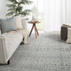 Arinna Handmade Tribal Gray & Light Blue Rug