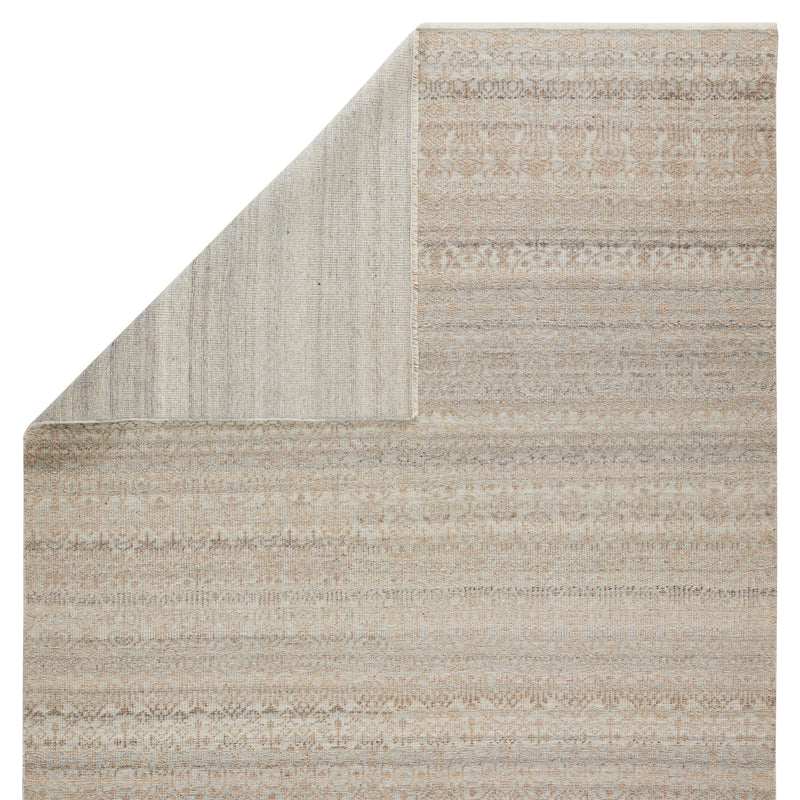 Kora Handmade Trellis Gray & Beige Rug