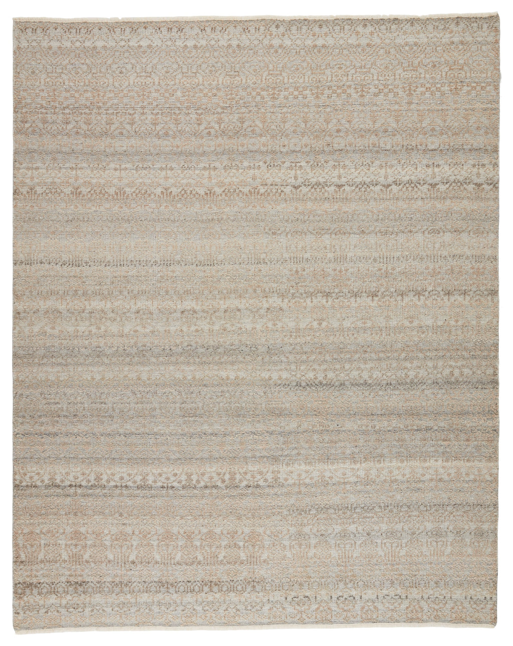 Kora Handmade Trellis Gray & Beige Rug