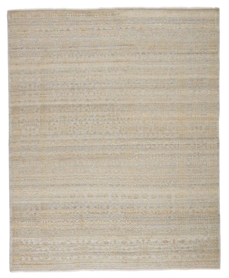 Arinna Handmade Tribal Beige & Gray Rug