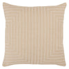 Neutra Geometric Pillow in Light Taupe