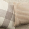 Neutra Geometric Pillow in Light Taupe