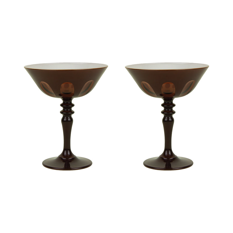 Rialto Coupe Glassware in Various Colors