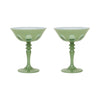 Rialto Coupe Glassware in Various Colors