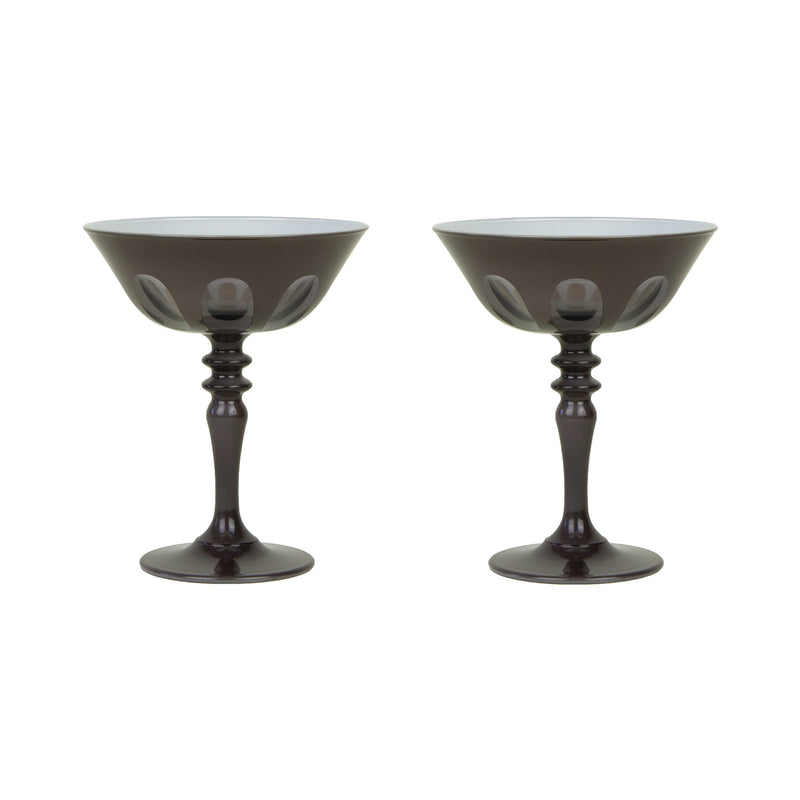 Rialto Coupe Glassware in Various Colors