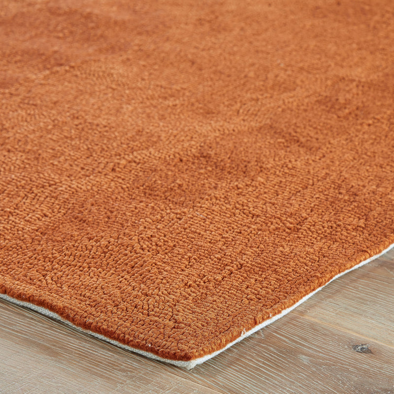 Bough Out Indoor/ Outdoor Floral Orange & Taupe Area Rug