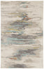 Ryenn Handmade Abstract Gray & Blue Area Rug