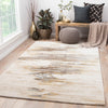 Ryenn Abstract Rug in Bungee Cord & Tidal Foam design by Jaipur Living