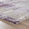 Matcha Handmade Abstract Gray & Purple Area Rug