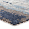 Benna Handmade Abstract Blue & Gray Area Rug