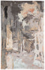 Luella Handmade Abstract Gray & Blush Area Rug