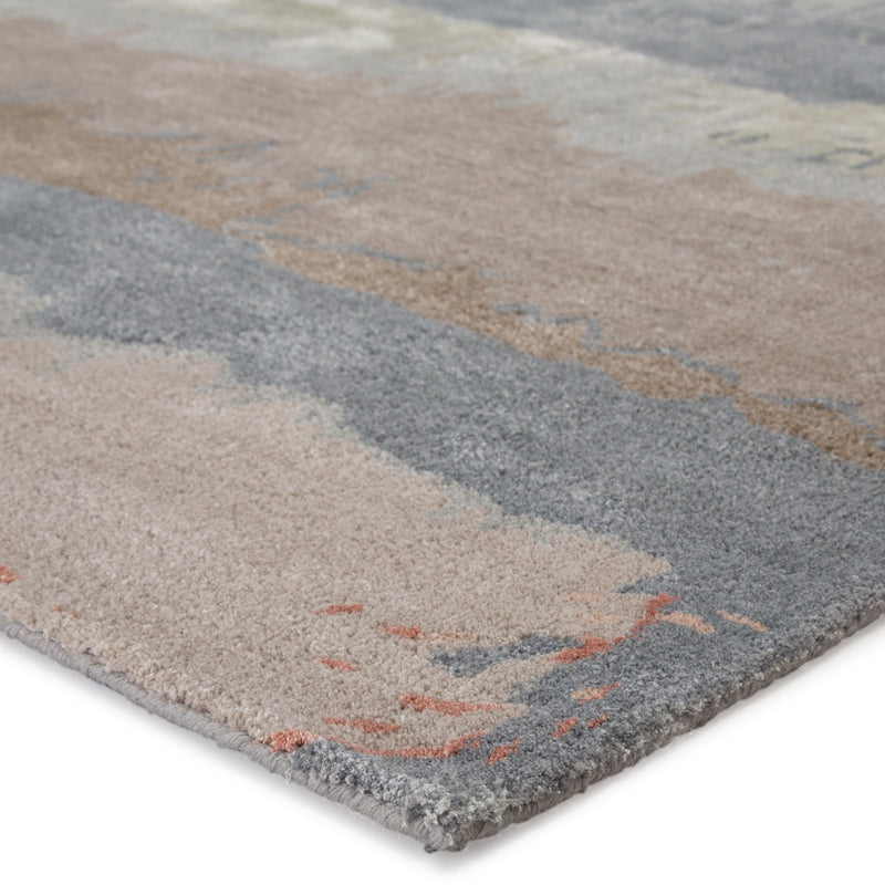 Juna Handmade Abstract Gray/ Blush Rug by Jaipur Living