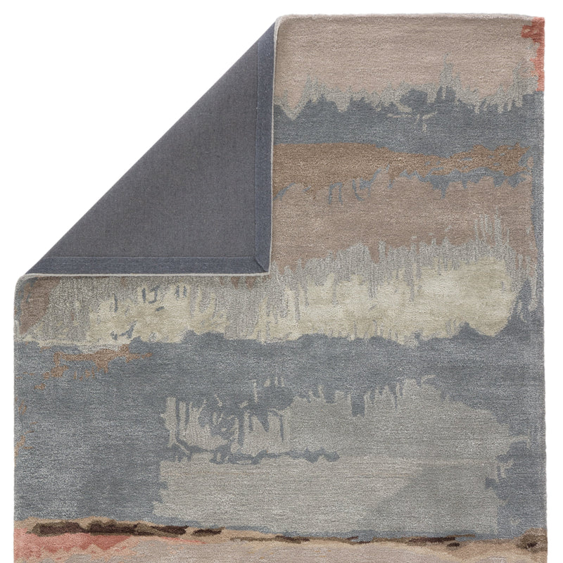 Juna Handmade Abstract Gray/ Blush Rug by Jaipur Living