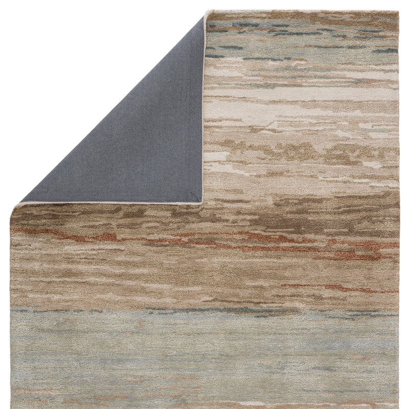 Mondrian Handmade Abstract Tan/ Light Gray Rug by Jaipur Living