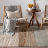 Mondrian Handmade Abstract Tan/ Light Gray Rug by Jaipur Living