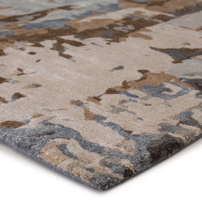 Matcha Handmade Abstract Tan/ Gray Rug by Jaipur Living