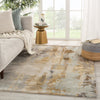 Matcha Handmade Abstract Gray/ Gold Rug by Jaipur Living