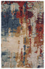 Matcha Handmade Abstract Multicolor/ Red Rug by Jaipur Living