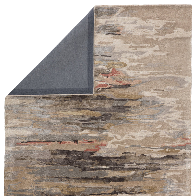 Ryenn Handmade Abstract Taupe/ Blush Rug by Jaipur Living