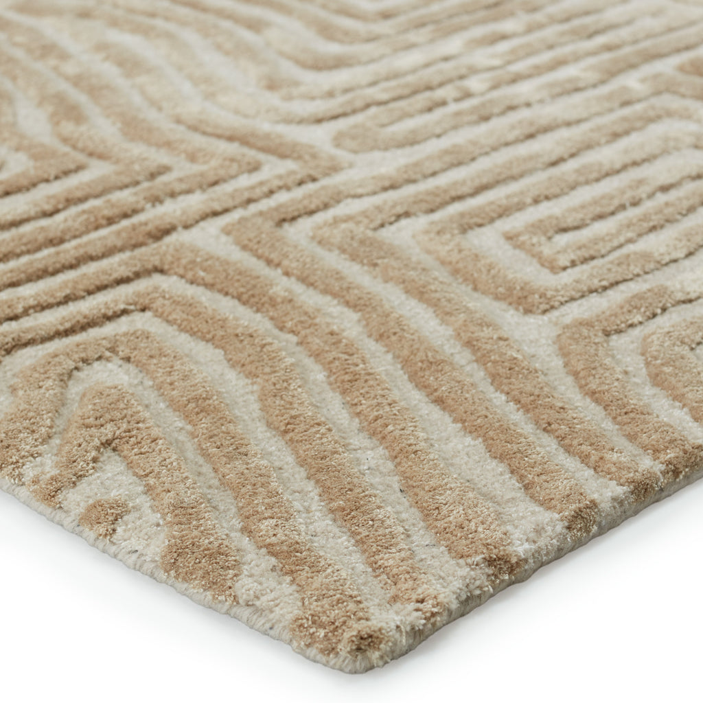 Genesis Impress Hand Tufted Beige Rug 2