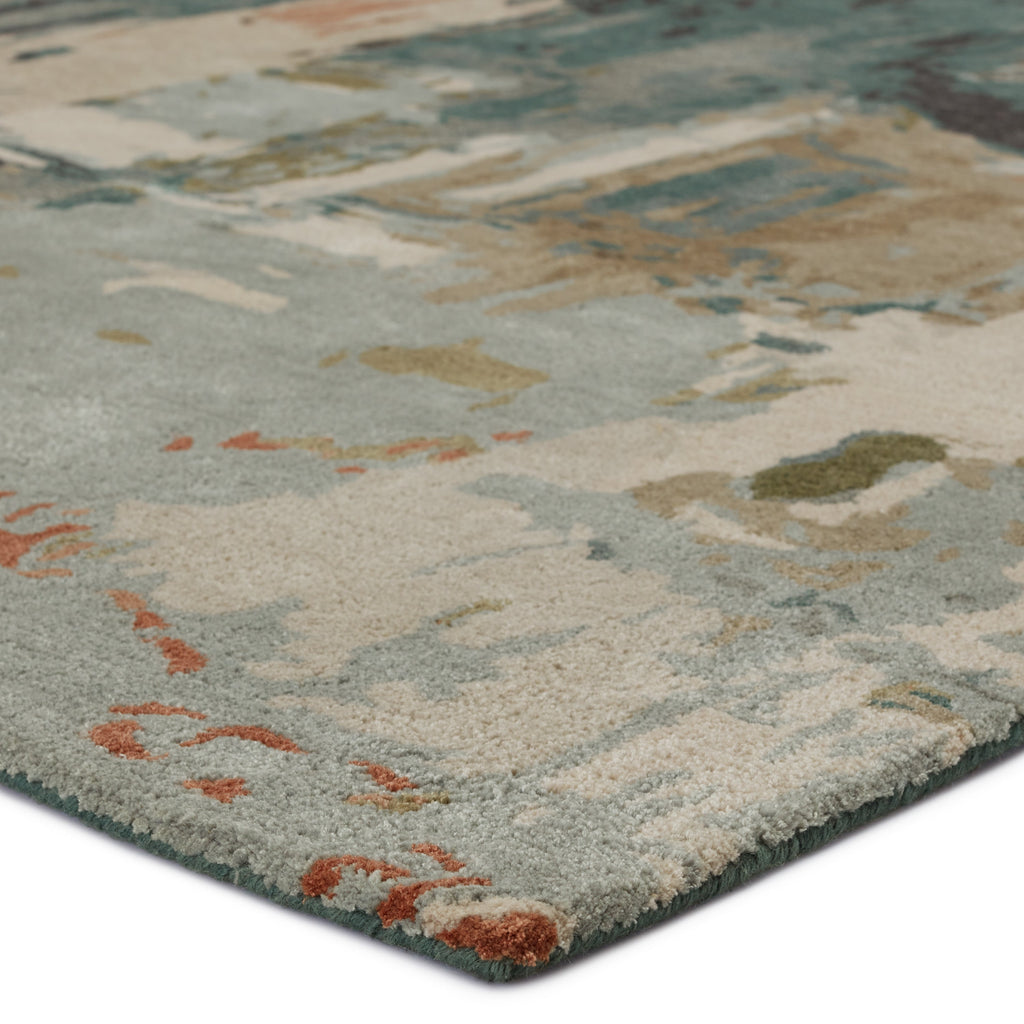 Genesis Luella Hand Tufted Green & Gray Rug 2