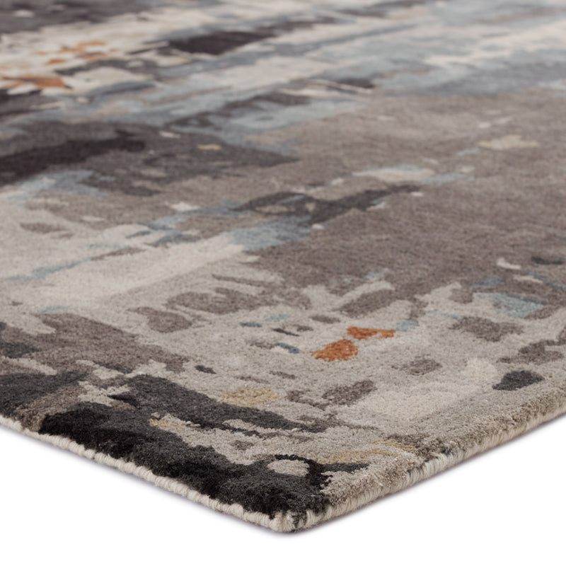 Genesis Matcha Hand Tufted Gray & Black Rug 2