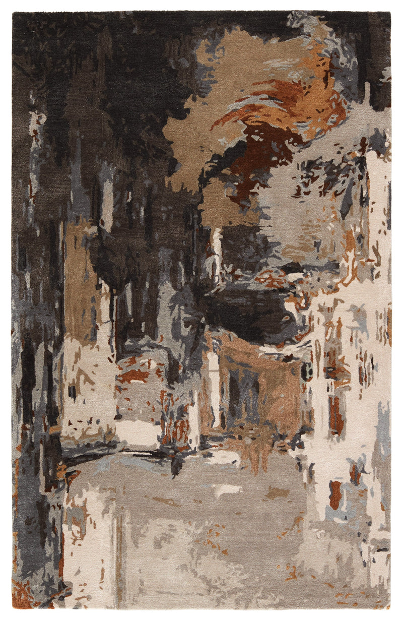 Genesis Luella Hand Tufted Brown & Gray Rug 1