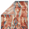 Woodstock Hand-Knotted Abstract Red & Blue Area Rug