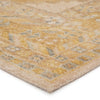 Enfield Hand-Knotted Medallion Gold & Gray Area Rug