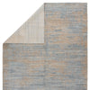 Ferelith Handmade Abstract Blue & Light Tan Rug