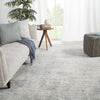 Lizea Handmade Abstract Ivory & Gray Rug