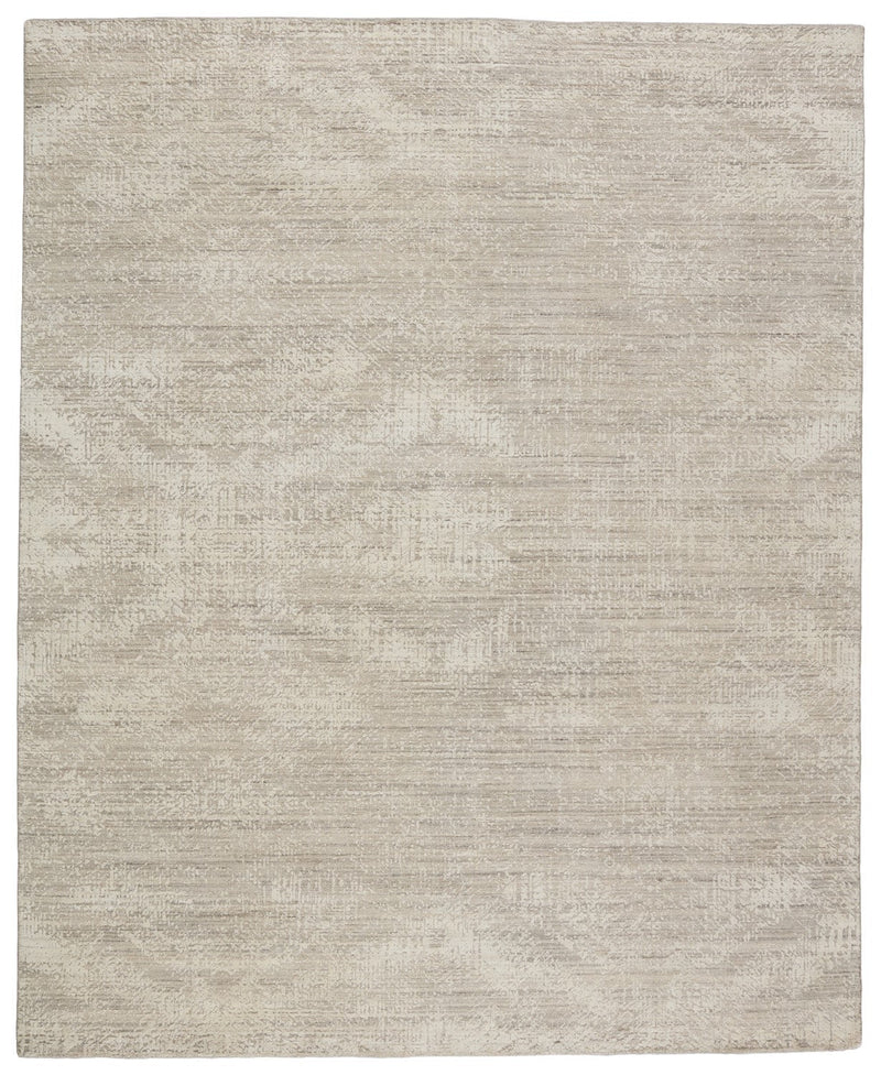 Genevieve Handwoven Sylvan Gray & Ivory Rug 1