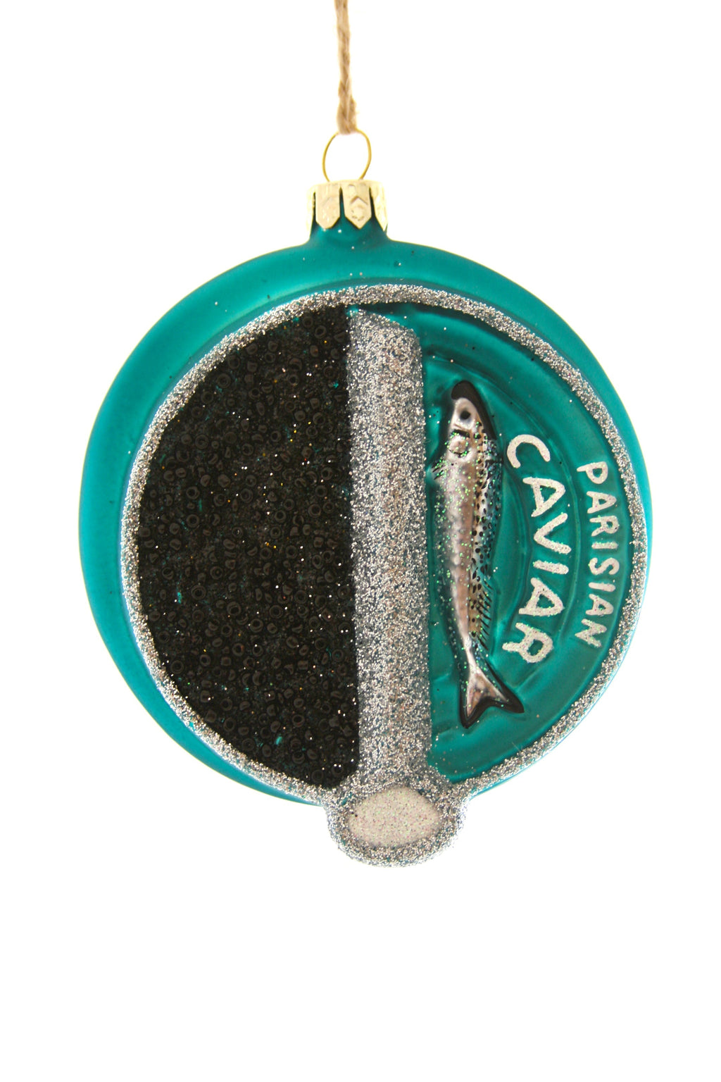 Caviar Green Can Holiday Ornament