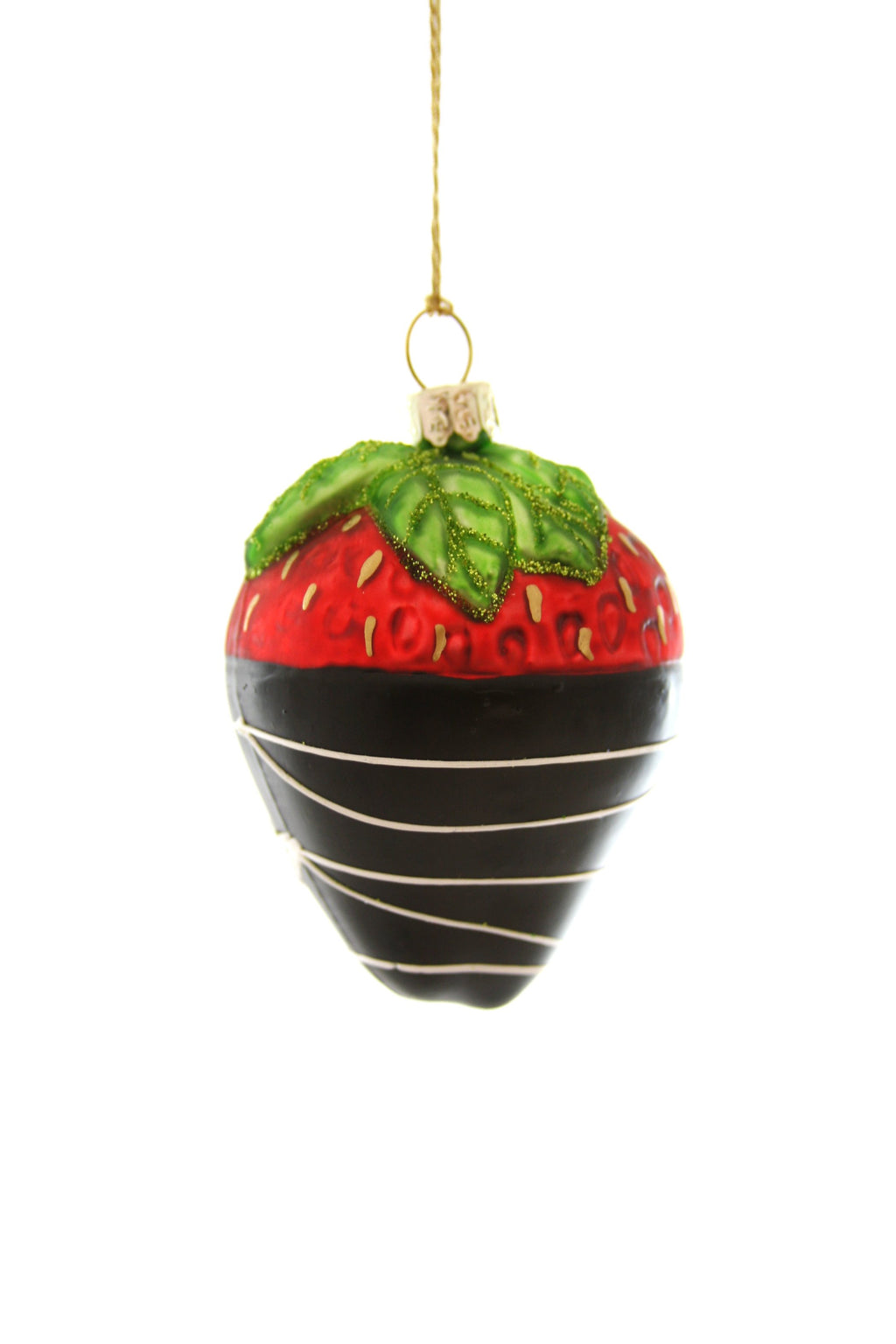 Chocolate Dipped Strawberry Holiday Ornament