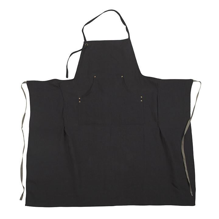 Grand Apron in Faded Black design by Sir/Madam