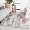 Grotto Tocarra Gray & Red Rug 5