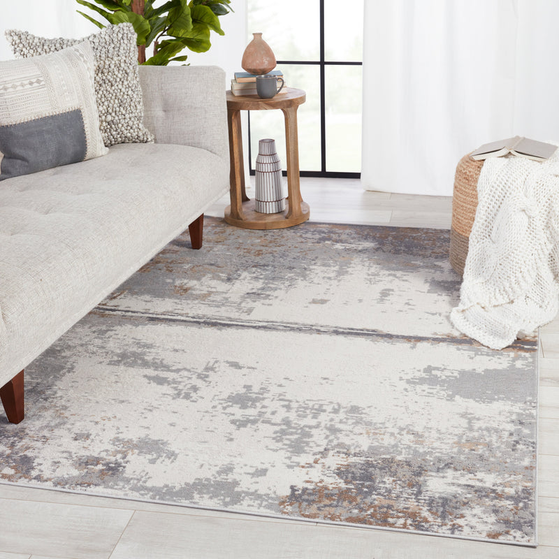 Grotto Treyton Gray & Ivory Rug 5